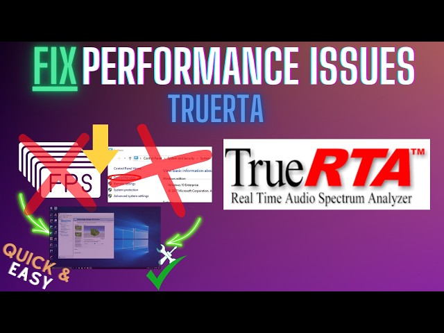 TrueRTA Lagging? Fix Slow Performance, Freezing & High CPU (2026)