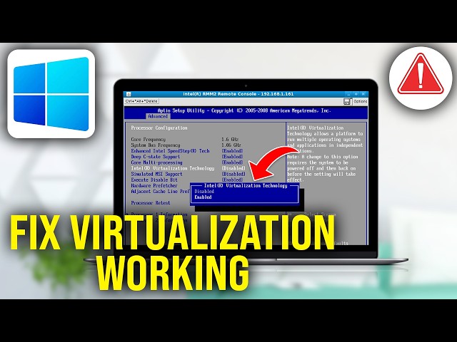How To Fix Virtualization Enabled in BIOS But Not Working in Windows