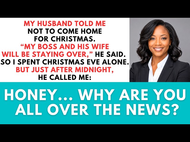 My Husband Told Me Not to Come Home for Christmas—Then He Saw Me on the News... | Redbud Revenge