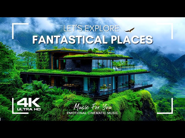 BEST PLACES to Visit in The World in 4K HDR 60fps | Travel 4K & Cinematic Music (8K/4K TV)