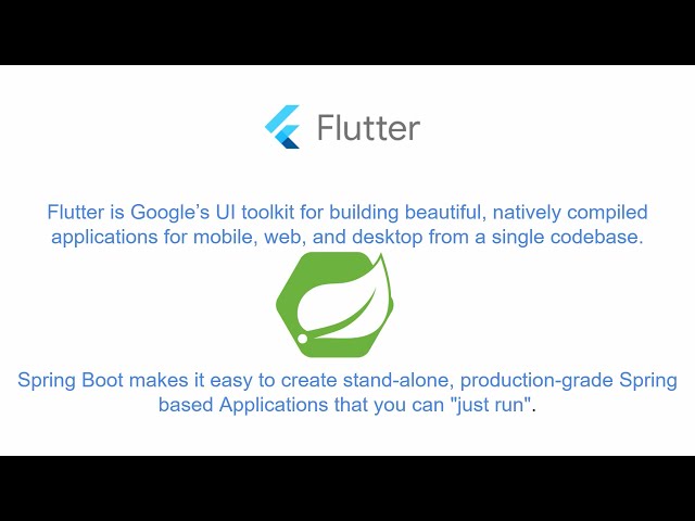 Connecting Flutter with Spring Boot REST API Introduction