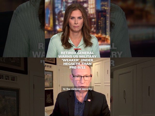 Retired general warns US military 'weaker' under Hegseth than pre-9/11
