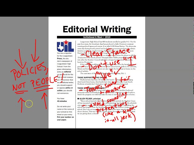 Redacción editorial de la UIL (1 de 2)
