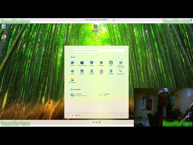 Installed windows 11 in a virtual machine (where it belongs) in order to watch rogers xfinity IPTV