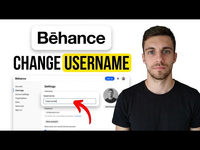 How to Change Behance Username 2026 (Update Username Easily)