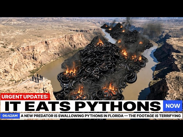 Terrifying Footage: A New Predator Is Swallowing Pythons in Florida