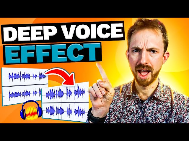 Make Your Voice Deeper in Audacity - Beef Up Your Voice Easily For Free - No PLUGINS Required