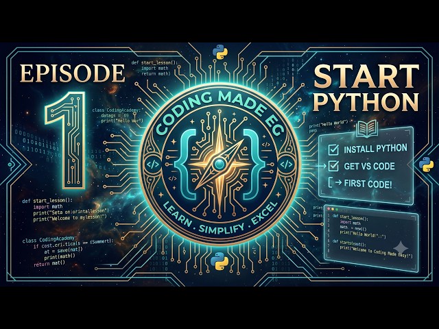Install Python & Setup VS Code | Python for Beginners Ep 1