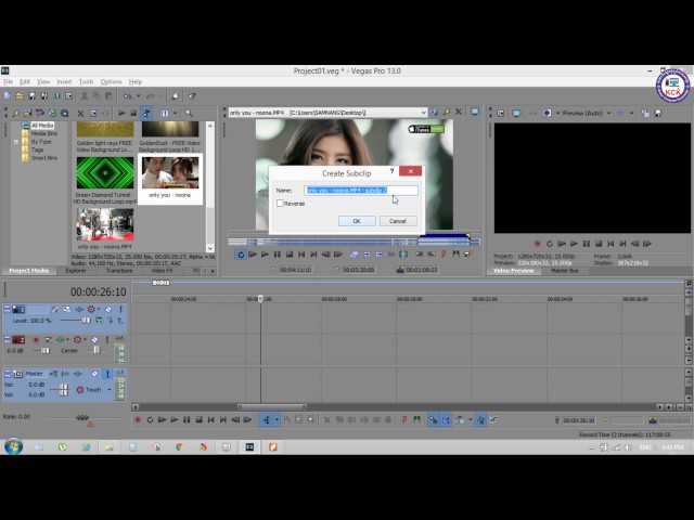 05. Create Sub Clip, Set Region and Create Marker - Khmer Computer Knowledge