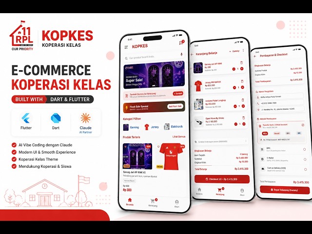 UI APP ECOMMERCE (AI Vibe Coding)