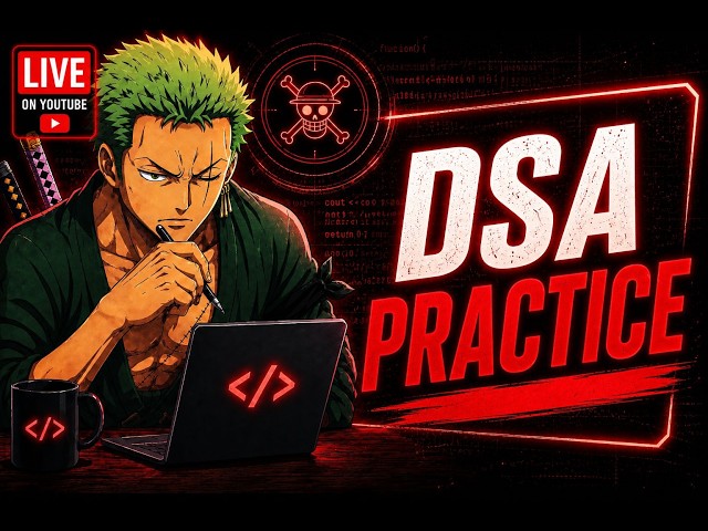 🚀 DSA Practice Live | Level Up Your Problem Solving Skills! 💻