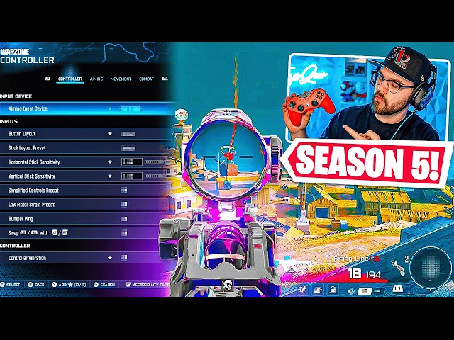 the *NEW* BEST SETTINGS in Warzone! 🎮👑