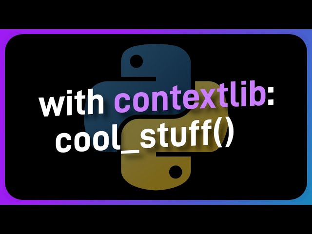 Python's contextlib is a HIDDEN GEM