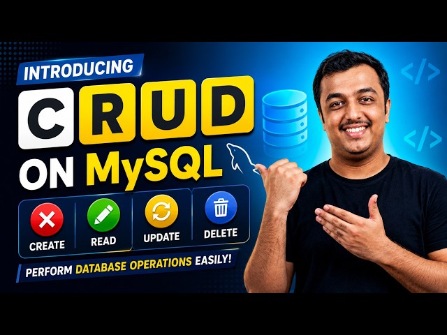 What is MySQL CRUD? 🔥 Create, Read, Update & Delete Explained | Euron