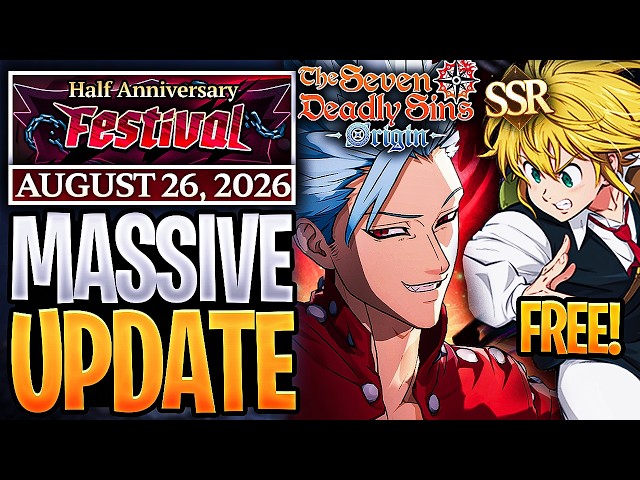 THEY JUST ANNOUNCED HALF ANNIVERSARY UPDATE & DEV NOTES! | Seven Deadly Sins: Origin