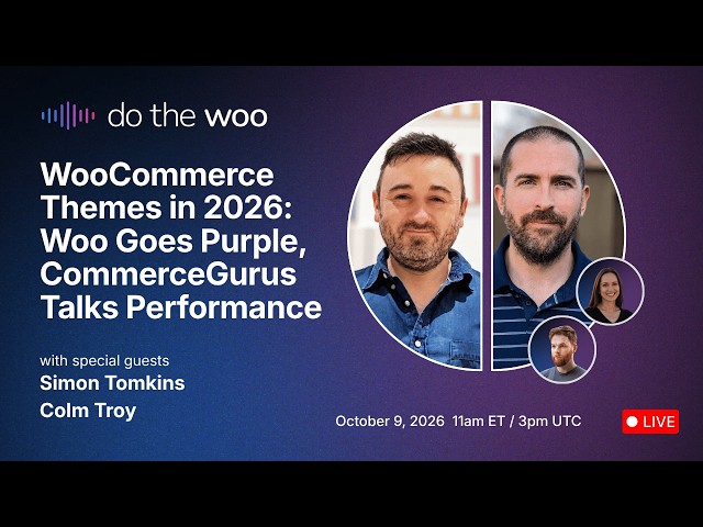 WooCommerce Themes in 2026: Woo Goes Purple, CommerceGurus Talks Performance