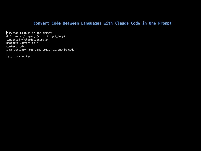 I Converted 2000 Lines of Python to Rust in One Prompt