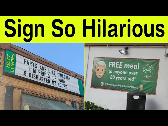 Signs So Hilarious You’ll Rewatch Just to Laugh Again – Pure Comedy Magic!