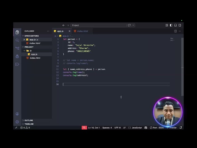 Day 11: Learn Destructuring in JavaScript #codeit