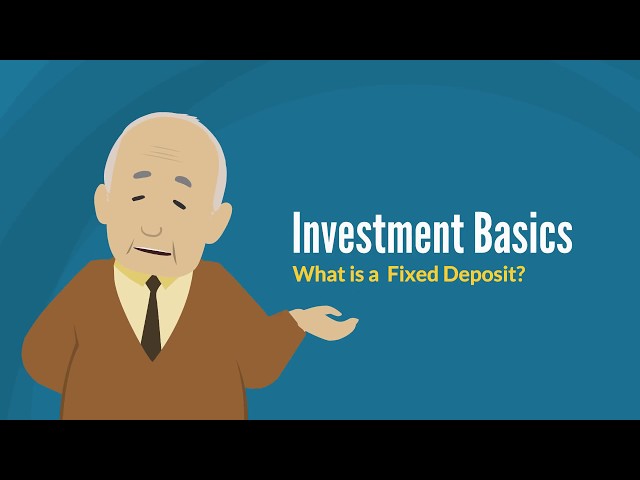 What is a Fixed Deposit | Investment Basics | Cartoon Animation