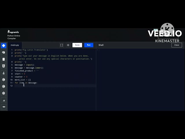 Python Pig Latin Translator--- Only 46 Lines of Code!