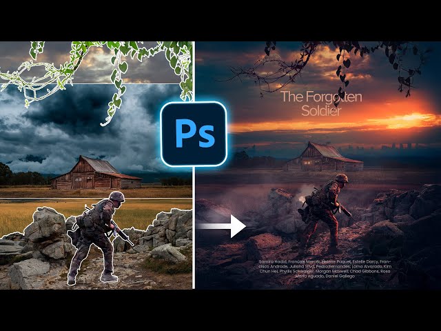 Back to REAL Art | Poster Design Without AI✅🔥 Full tutorial Photoshop manipulation