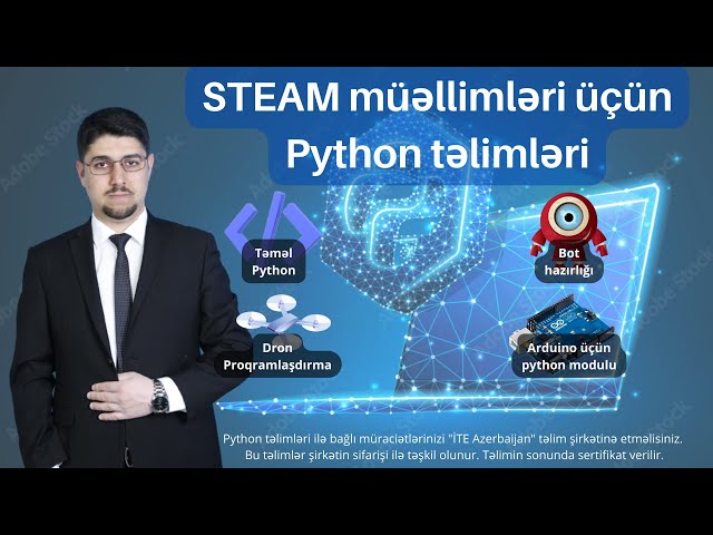STEAM müəllimləri  üçün Python - DƏRS - 101 - Modul Klass Metod Funksiya Python