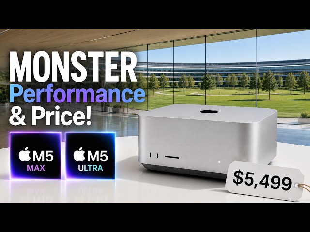 BREAKING NEWS: M5 ULTRA Mac Studio Is HERE... It's a MONSTER!!