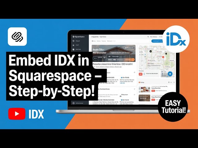 How to add an IDX feed to your Squarespace website - Easy Tutorial