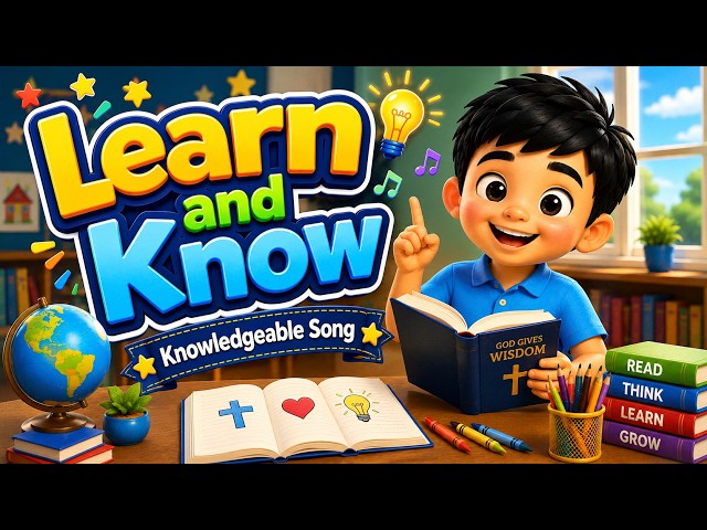 Learn and Know –Knowledgeable Song | Christian Kids Learning Song |