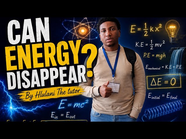 CAN ENERGY DISAPPEAR? | HLULANI THE TUTOR 