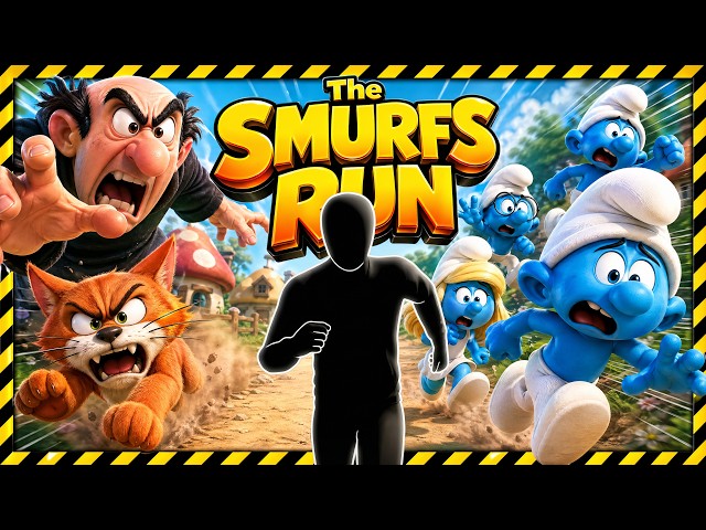 Immersive Interactive Warm Up | THE SMURFS RUN | Full Body #6
