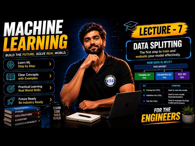 Data splitting | Lec 7 | Btech #jamiahamdard | machine learning