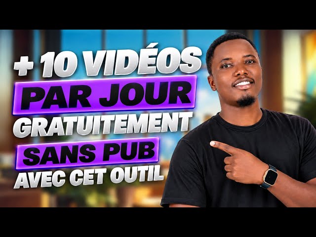 Créez plus de 10 vidéos par jour gratuitement grâce à cet outil sans pub ni carte bancaire. 