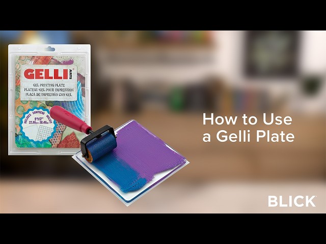 Learn How to use a Gelli Plate!