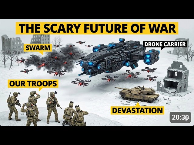 The Scary Future of Drone Warfare | Future Warfare Technology Explained | AI Autonomous Weapons