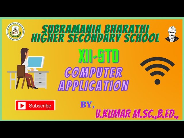 XII STD COMPUTER APPLICATION CHAPTER"18 STRUCTURE OF EDIFACT