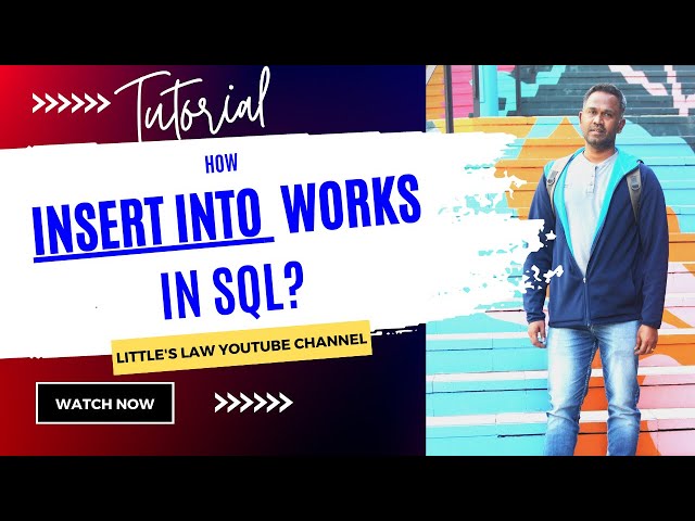 How to Insert values to a table in SQL | How does insert into select work | Syntax of insert into?
