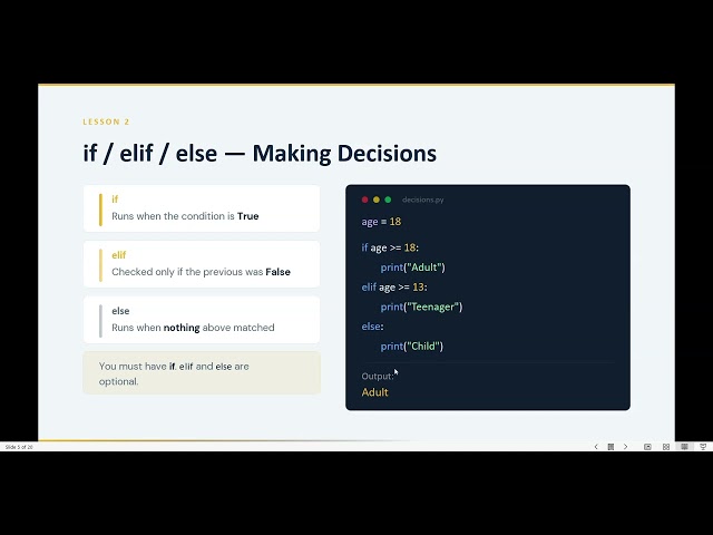 Fundementals of python programming part3 #python