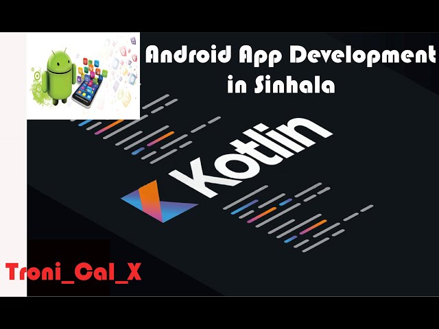 Android Kotlin in Sinhala 3 |First App| Counter App