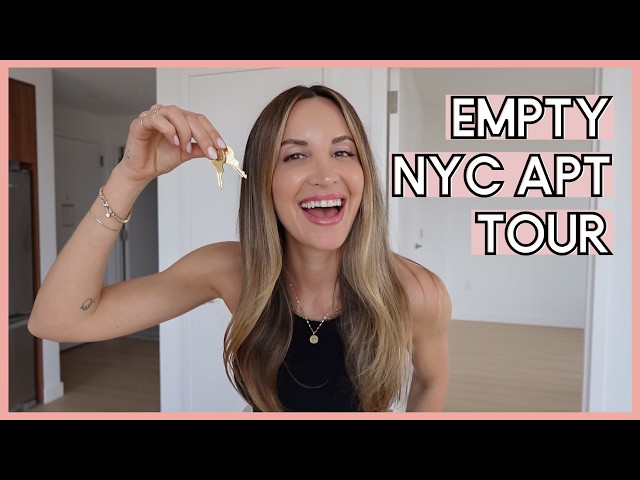 Empty NYC Apartment Tour | Welcome to my new 1 Bedroom Luxury Apartment in New York City!