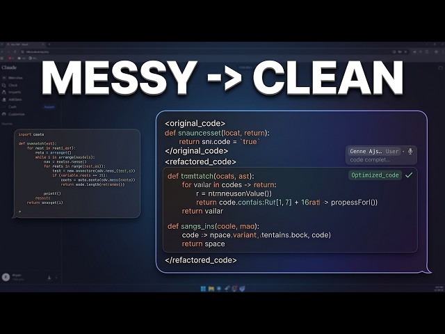 How To Use Claude To Refactor Python Code (Quick and Easy)