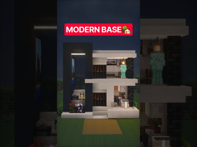 Minecraft Starter House Build Tutorial 🏠| Easy Survival Base Idea |  #Minecraft
