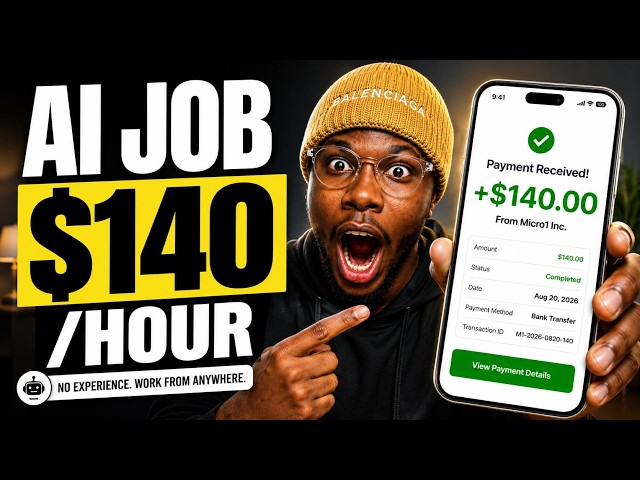 This Ai Job pays $140 in Hour ~ I tried it