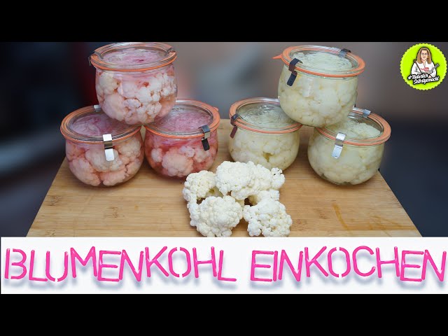 Blumenkohl auf 2 Arten einkochen - für Salat und Gemüse