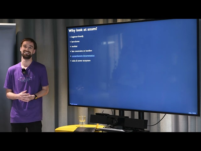 Axum Web Framework - Tomáš Jašek | Rust Meetup | Sonalake