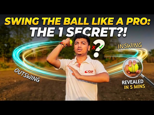 How to swing bowl Secrets | Grip + Wrist + Seam Control | How to bowl Inswing | Swing Bowling Tips