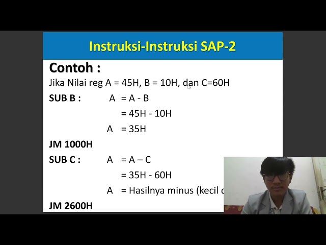 Materi Arsitektur & Organisasi Komputer bagian SAP-2