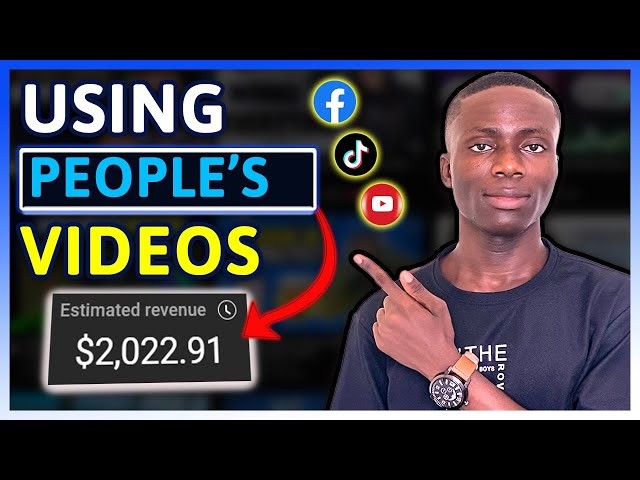 How I Make Money Using Other People’s Content (Legally) | 2 Simple Methods