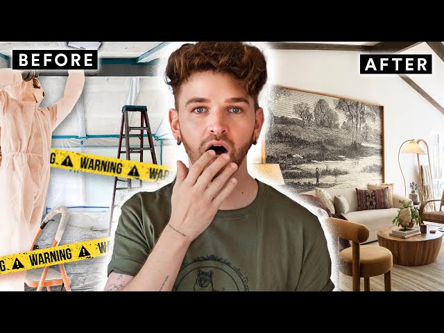EXTREME Living Room + Kitchen + Dining Room MAKEOVER! 🏠